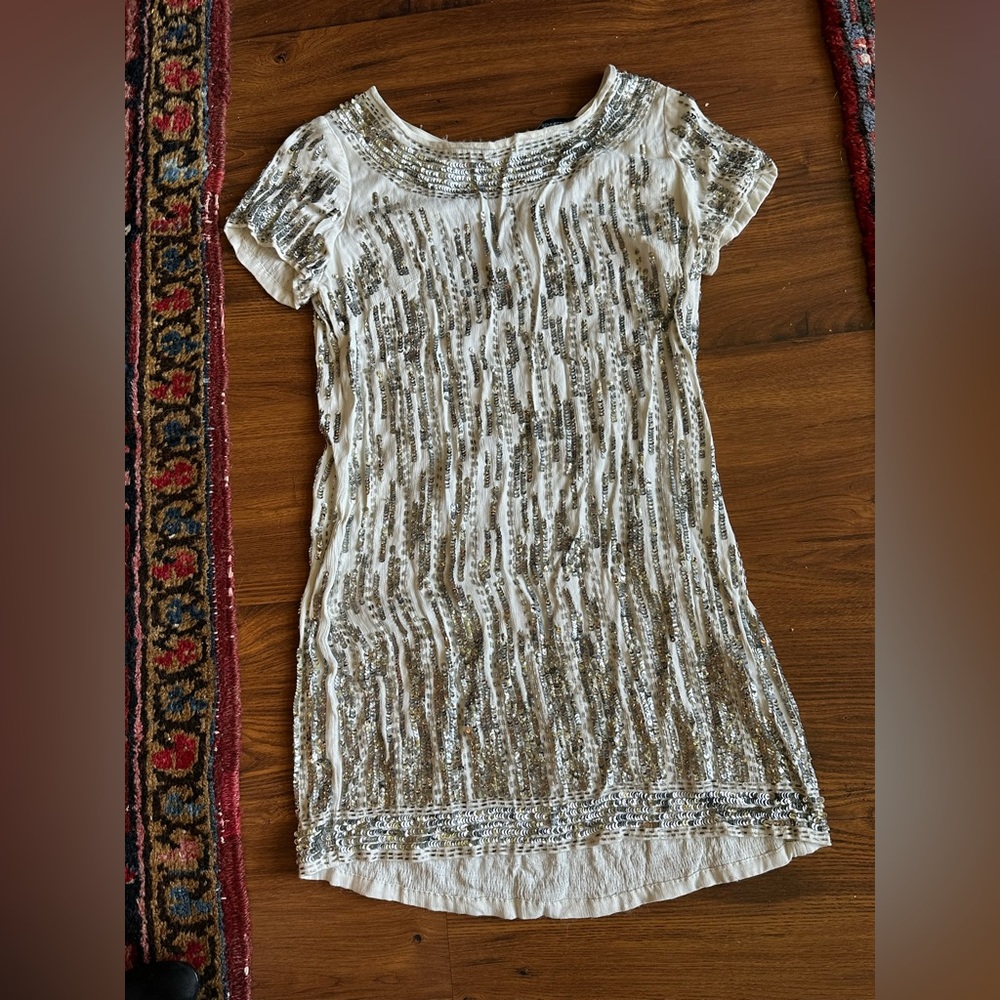 Sequin mini dress vintage French connection